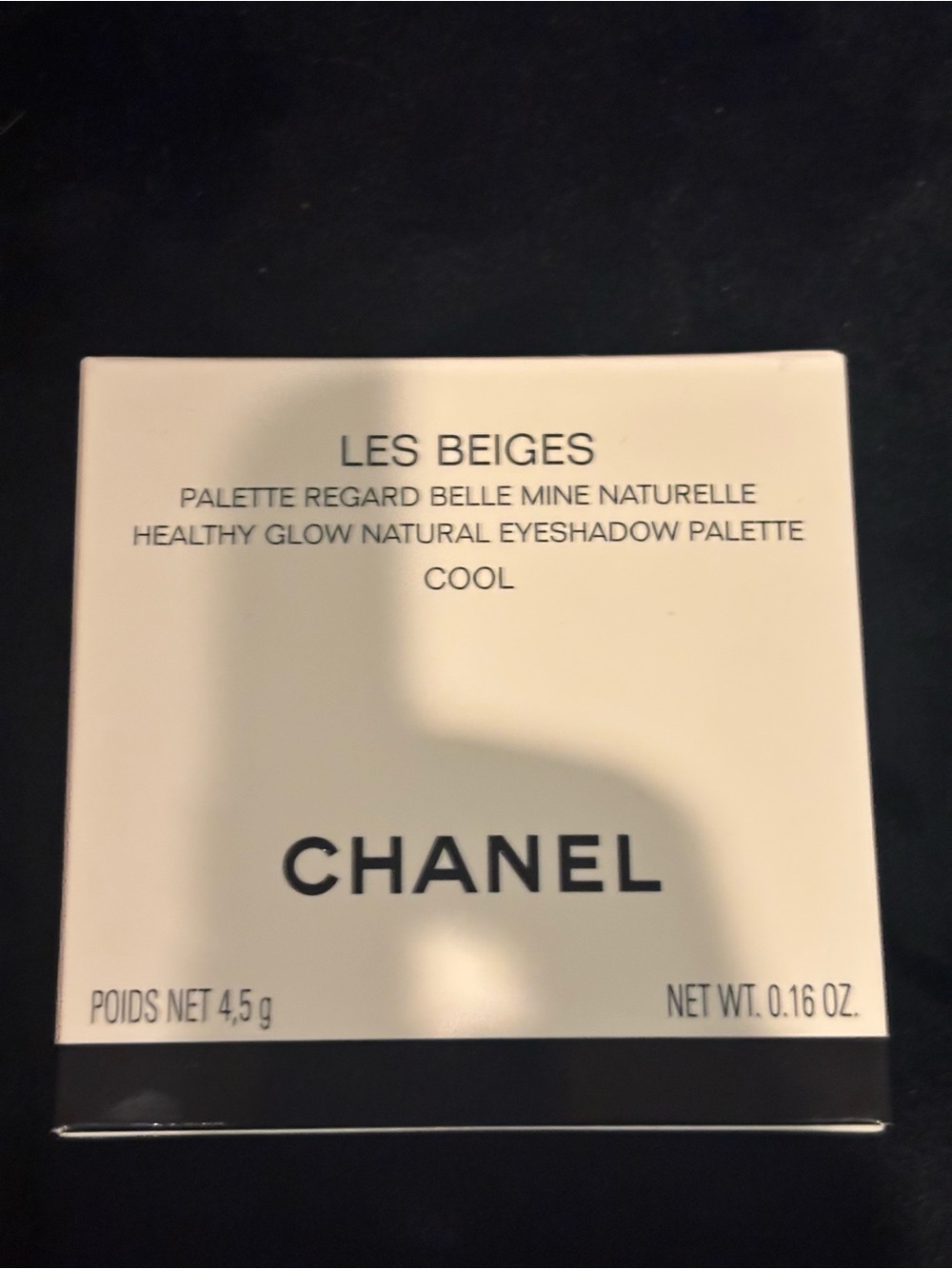 CHANEL Les Beiges Eyeshadow Palette — Cream & Black Packaging